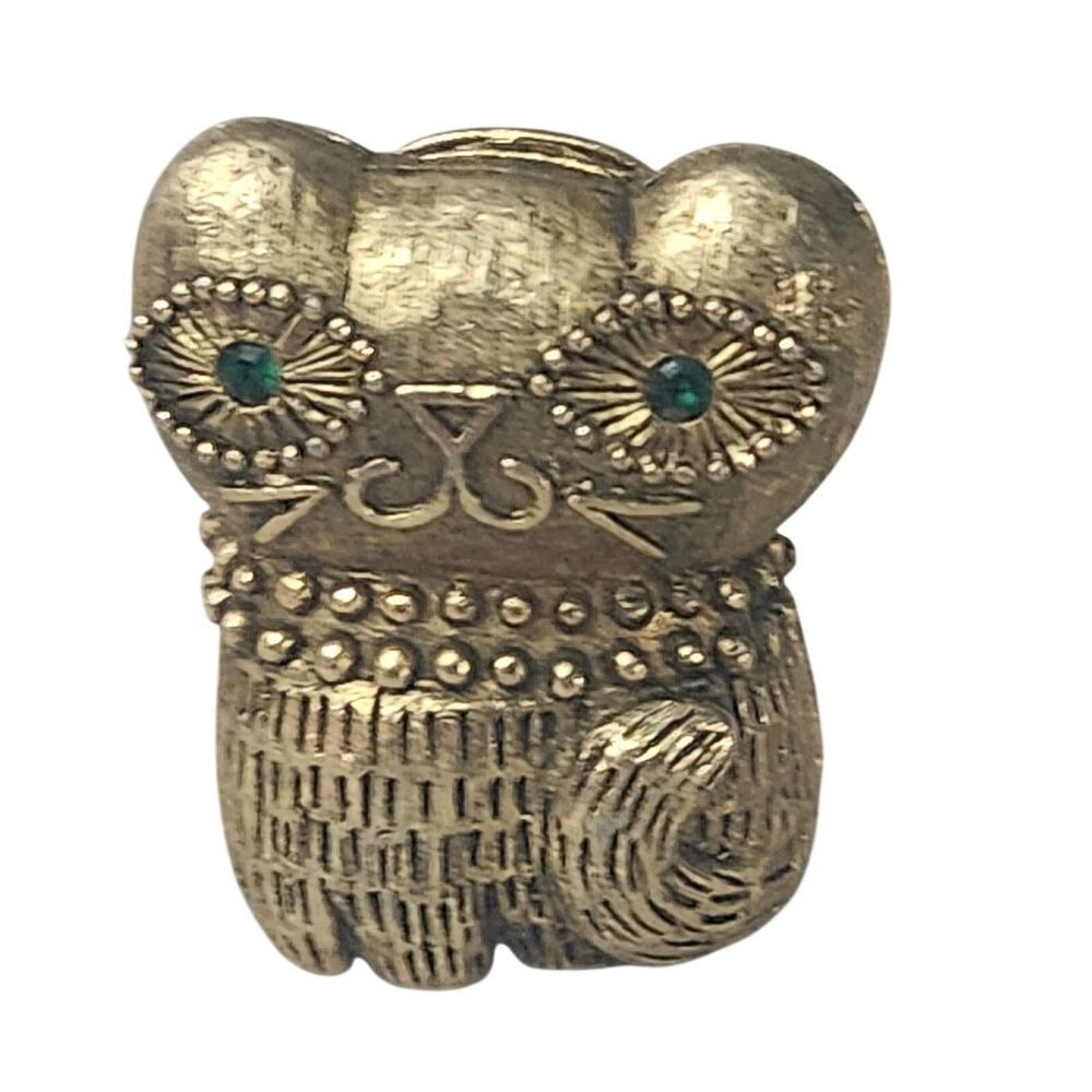 Vtg 1960s 70s Prince Matchabelli Wind Song  Cat Perfume Solid